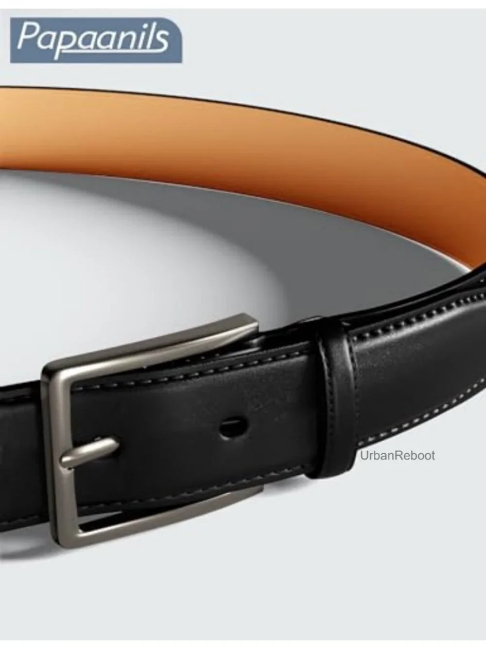 Genuine Leather Belt for Jeans & Suits, 1.38